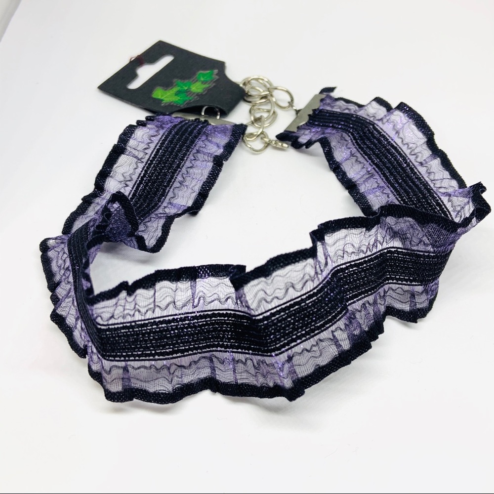 Rave Purple Chocker Necklace New